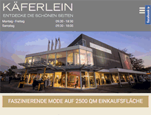 Tablet Screenshot of kaeferlein.com